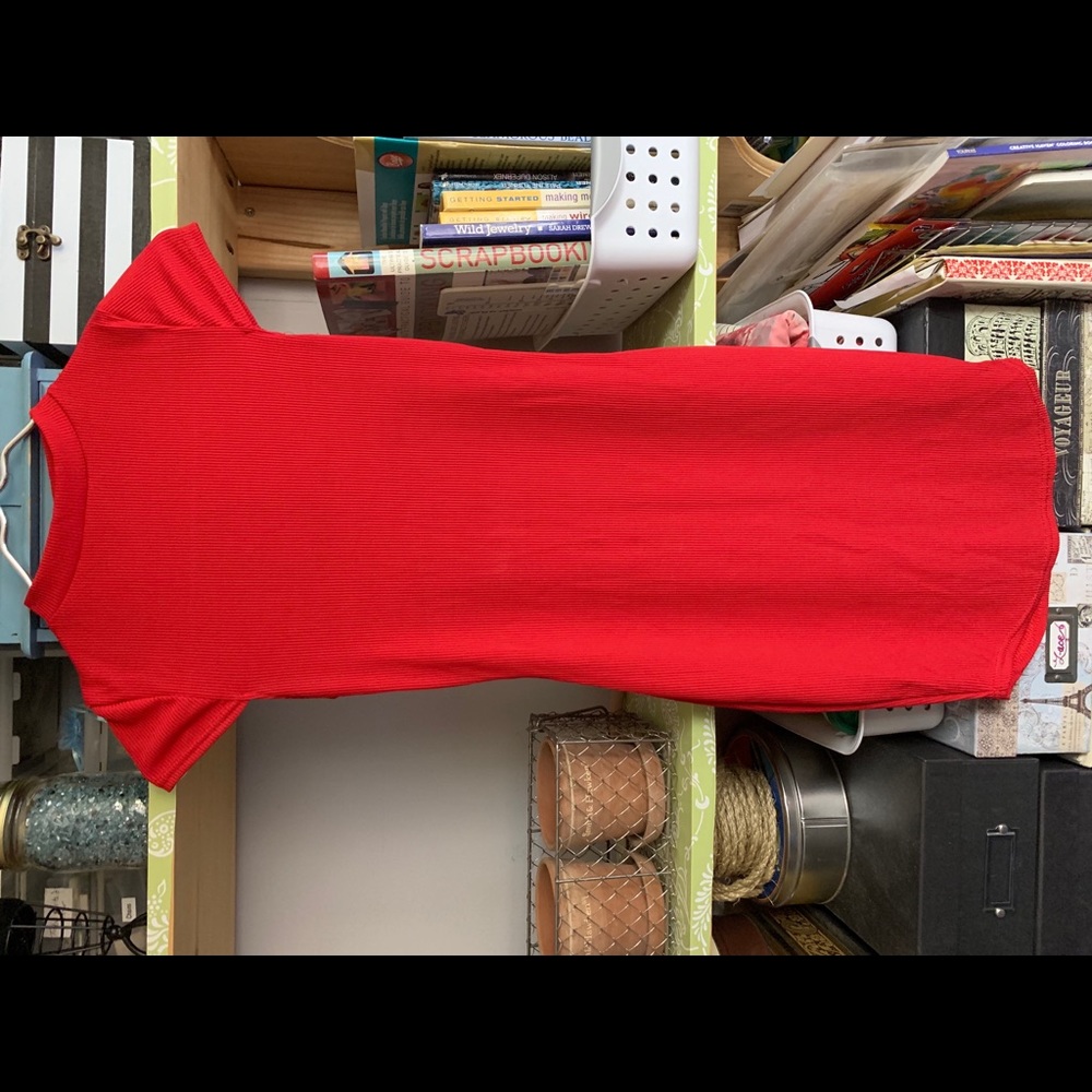 New with Tags PrettyLittleThings Red Bodycon Dress
